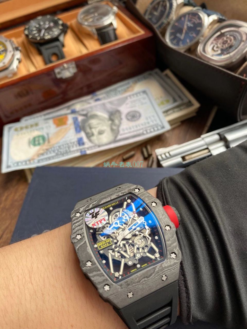 【视频评测】ZF厂1比1复刻高仿理查德米勒Richard Mille V3版本RM 35-02手表 / ZFRM035-02V3