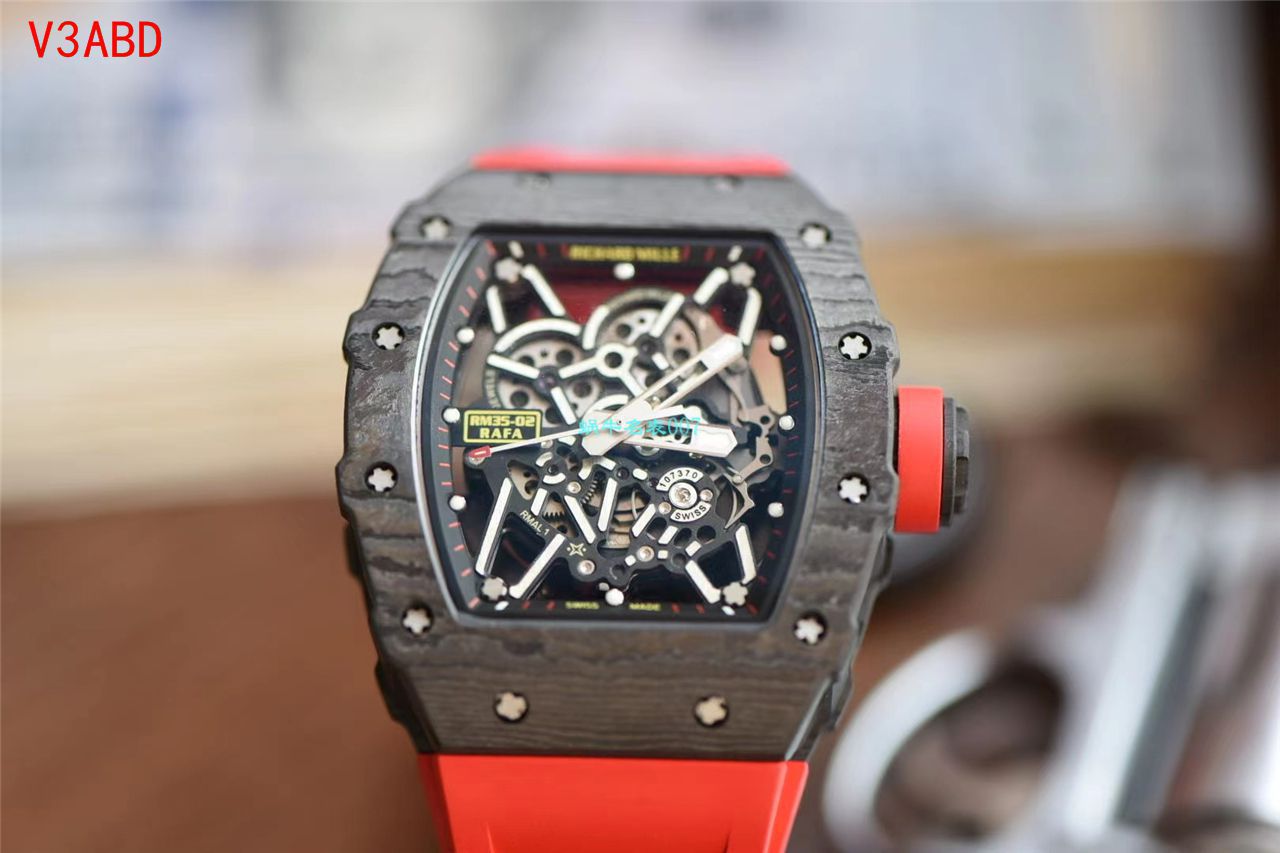 【视频评测】ZF厂1比1复刻高仿理查德米勒Richard Mille V3版本RM 35-02手表 / ZFRM035-02V3