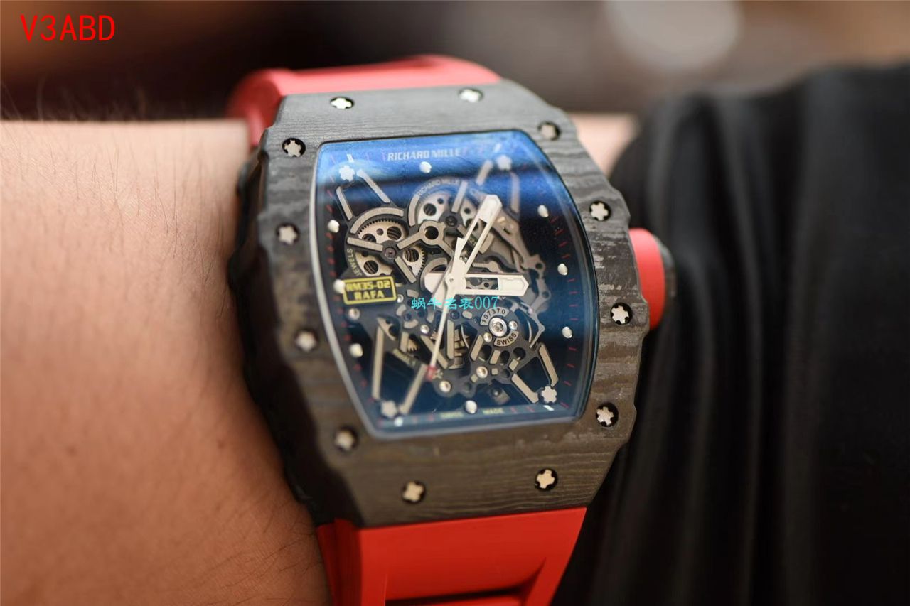 【视频评测】ZF厂1比1复刻高仿理查德米勒Richard Mille V3版本RM 35-02手表 / ZFRM035-02V3