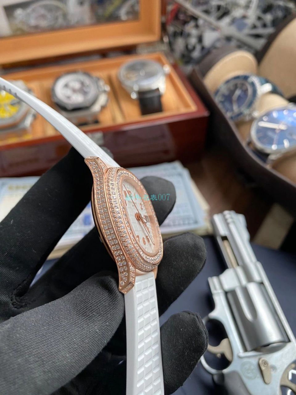 PPF厂百达翡丽AQUANAUT顶级高仿手表5069R-001女款 / BD337