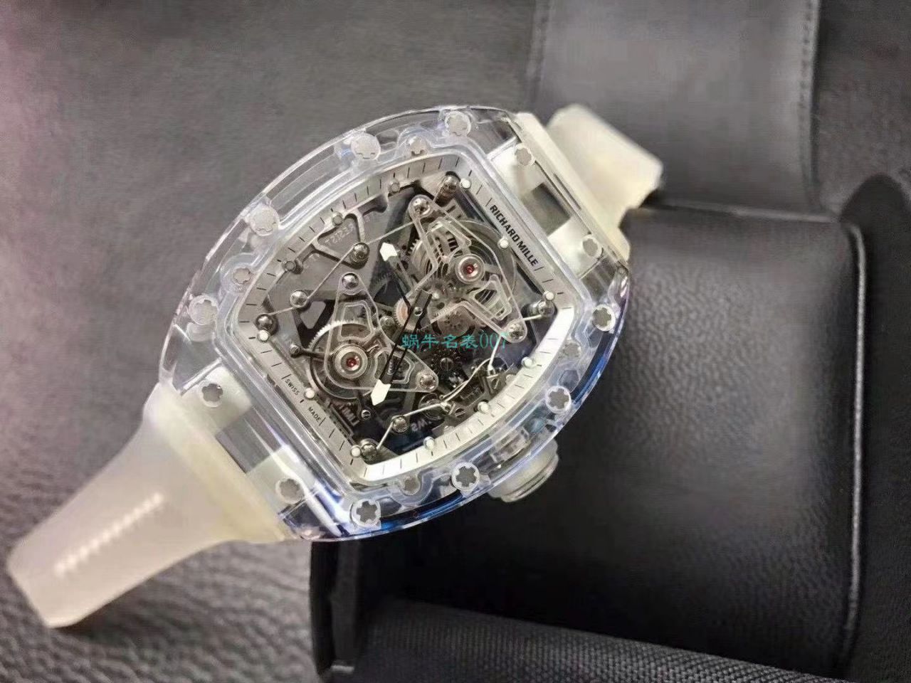【视频评测】EUR 厂理查德米勒陀飞轮RM056，RM 56-02雪琉璃全透明1比1高仿手表 / RM 56-02EUR