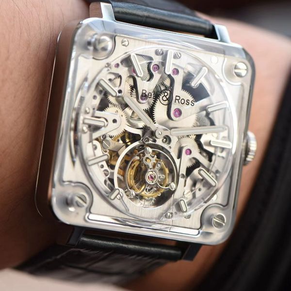 BBR厂全新顶级复刻高仿Bell & Ross柏莱士【评测视频】BRX2-MRTB-SK-ST陀飞轮V2 升级版