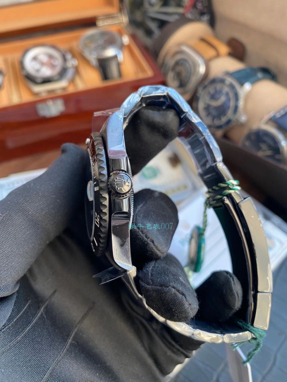 V6厂魔改装劳力士黑水鬼暗夜黑特别版复刻高仿BLAKEN 116610LN SUBMARINER DATE手表 / R672