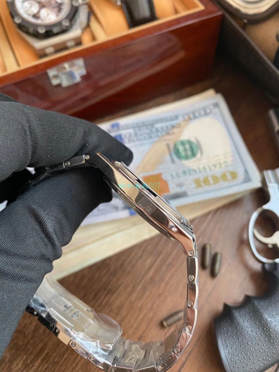 XF厂江诗丹顿纵横四海1比1复刻高仿手表海外超薄2000v黑面 / JS233