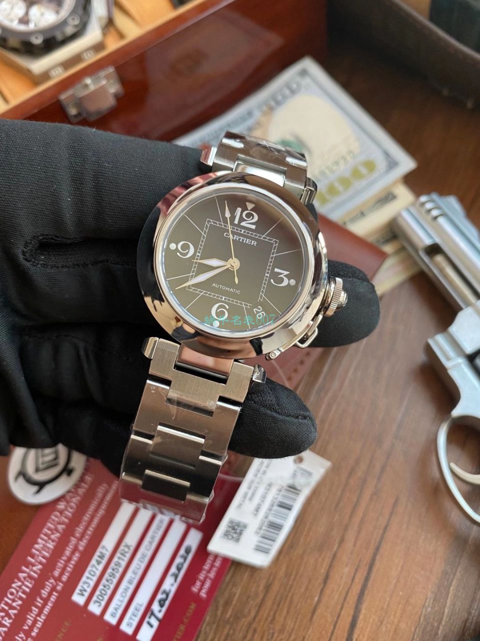 【高品质的复刻高仿手表】V9厂卡地亚帕莎女表W31074M7，W31075M7，WSPA0013腕表 / K319