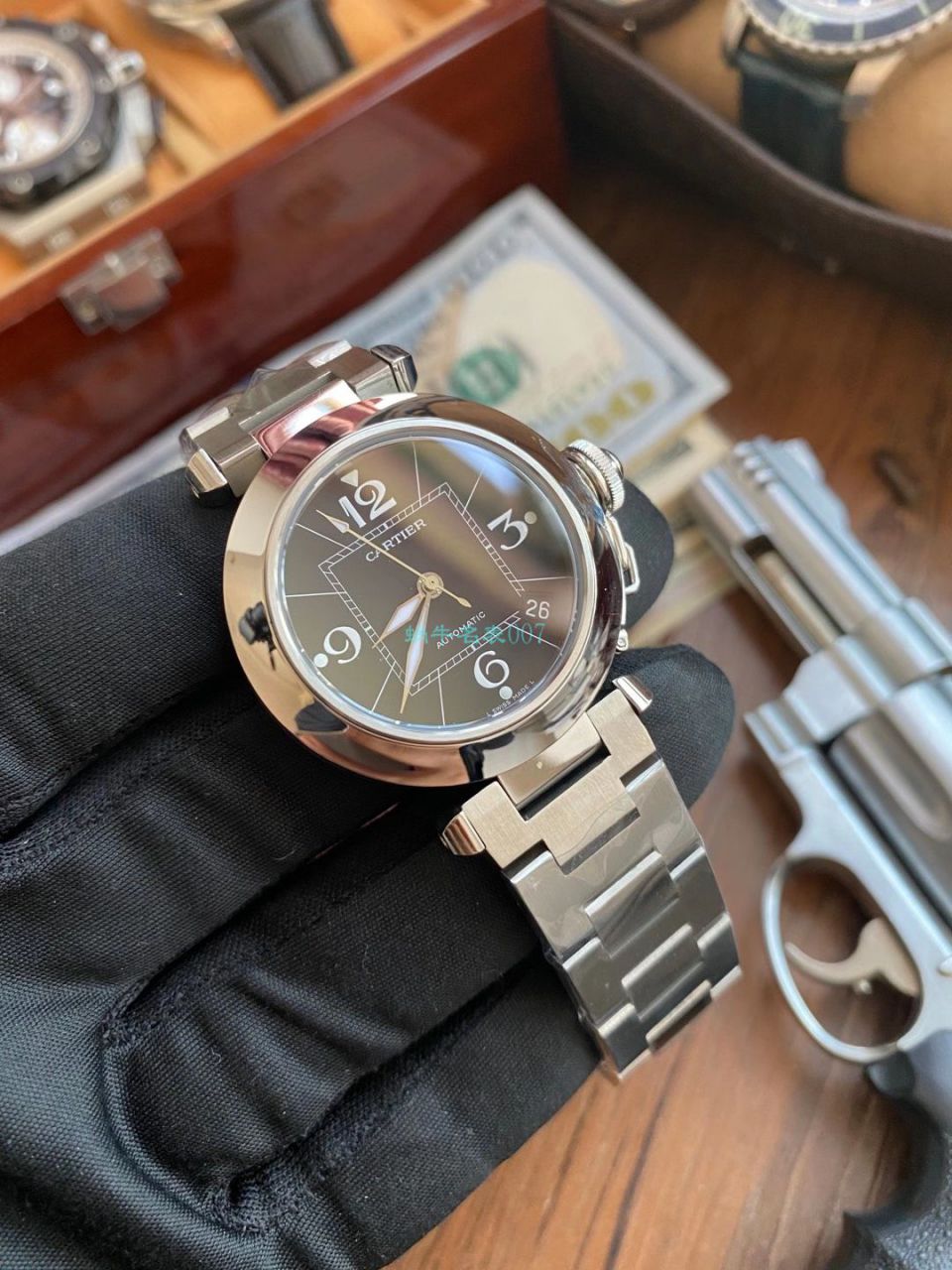 【高品质的复刻高仿手表】V9厂卡地亚帕莎女表W31074M7，W31075M7，WSPA0013腕表 / K319