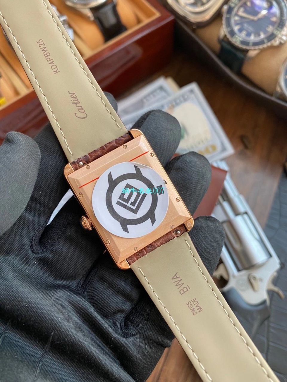 V9厂卡地亚坦克系列顶级高精仿手表W5200028（超大号）腕表 / K315