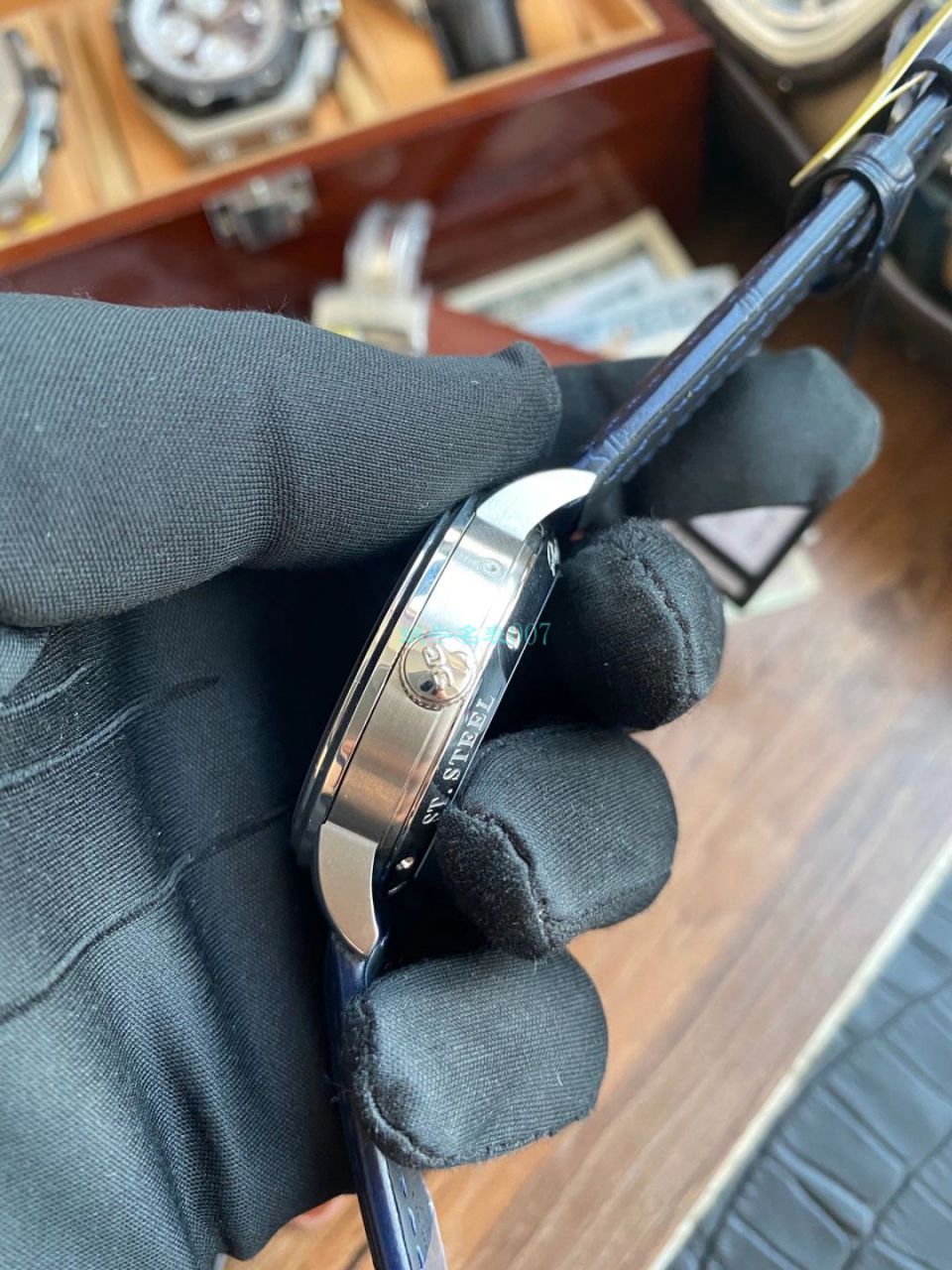 【视频最大的高仿手表网站】V9厂格拉苏蒂原创议员月相100-04-05-12-30腕表 / GLA069