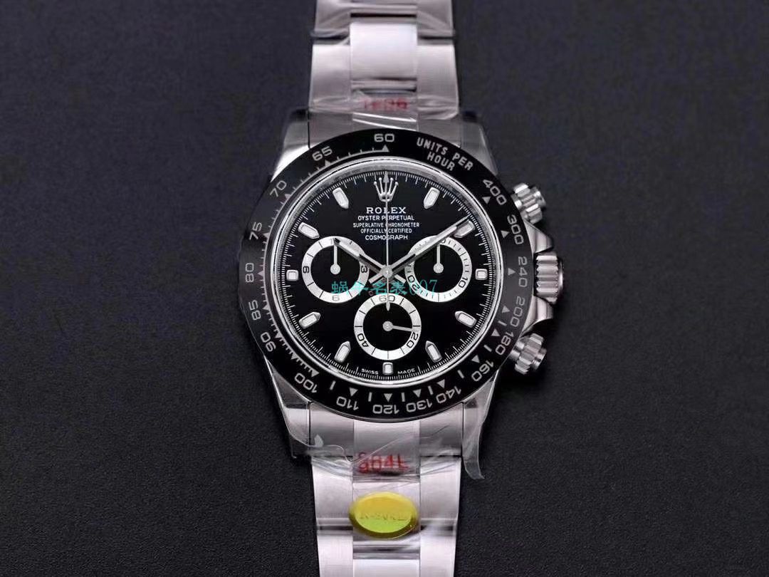 【视频评测】N厂V3劳力士迪通拿熊猫迪顶级复刻高仿手表m116500ln-0001腕表 / R656