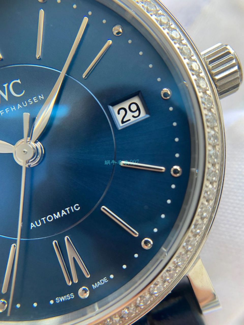 【视频评测万国哪家复刻表做的最好】V7厂IWC高仿万国柏涛菲诺女装IW458111腕表 / WG599