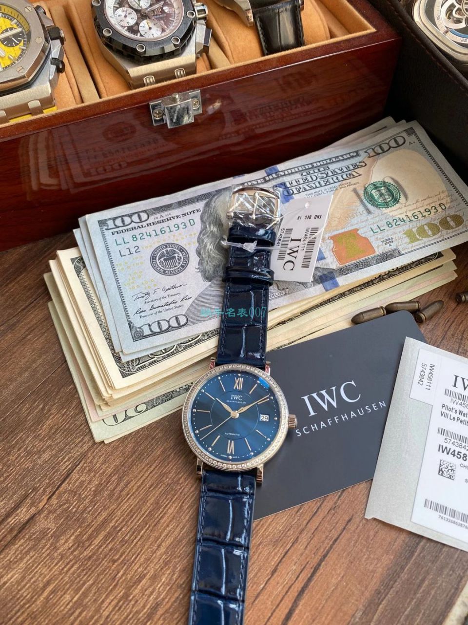 【视频评测万国哪家复刻表做的最好】V7厂IWC高仿万国柏涛菲诺女装IW458111腕表 / WG599