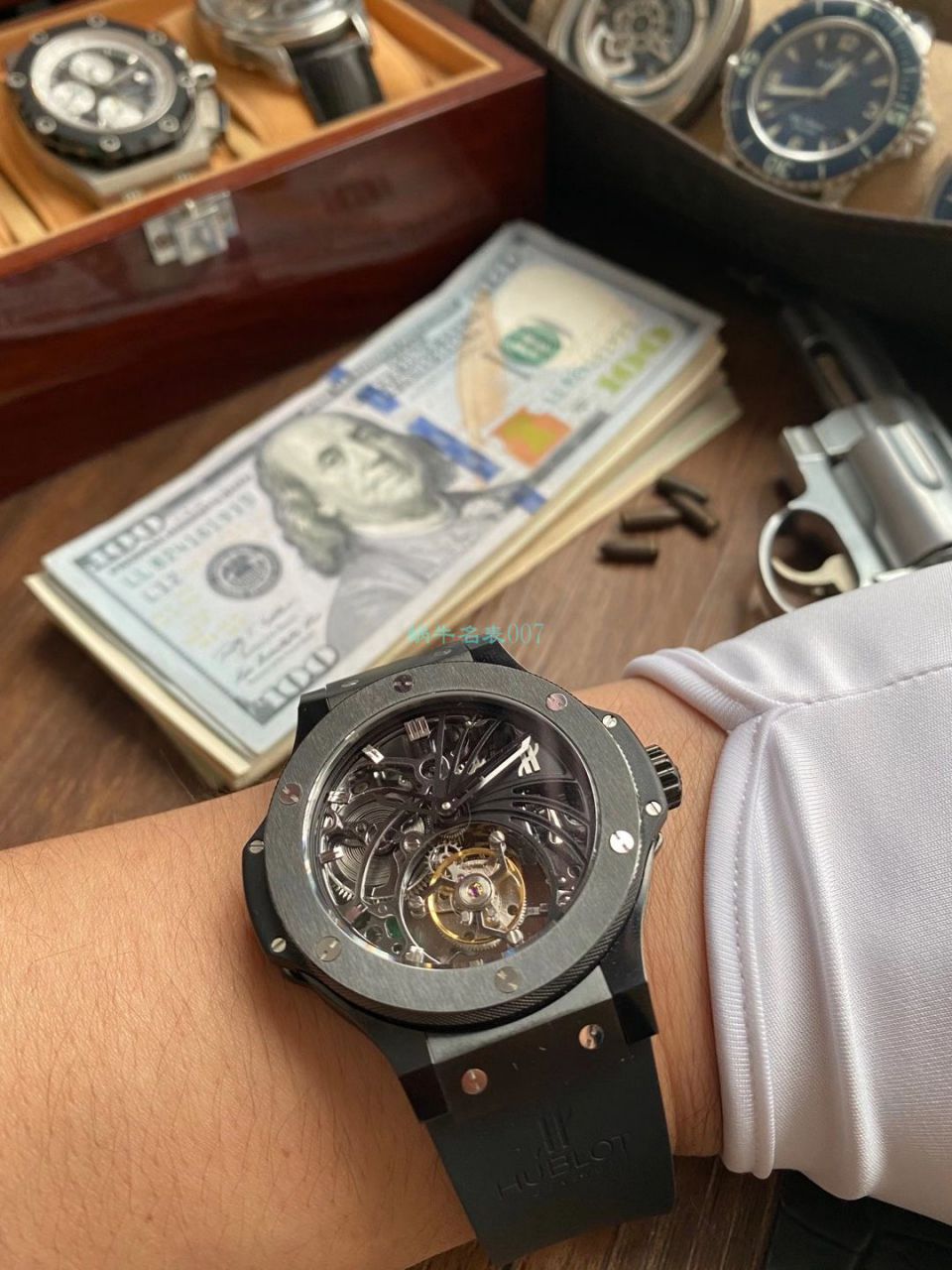 【视频评测顶级复刻手表最靠谱的商家】宇舶陀飞轮304.TX.1170.LR 不同版本对比视频 / YB112