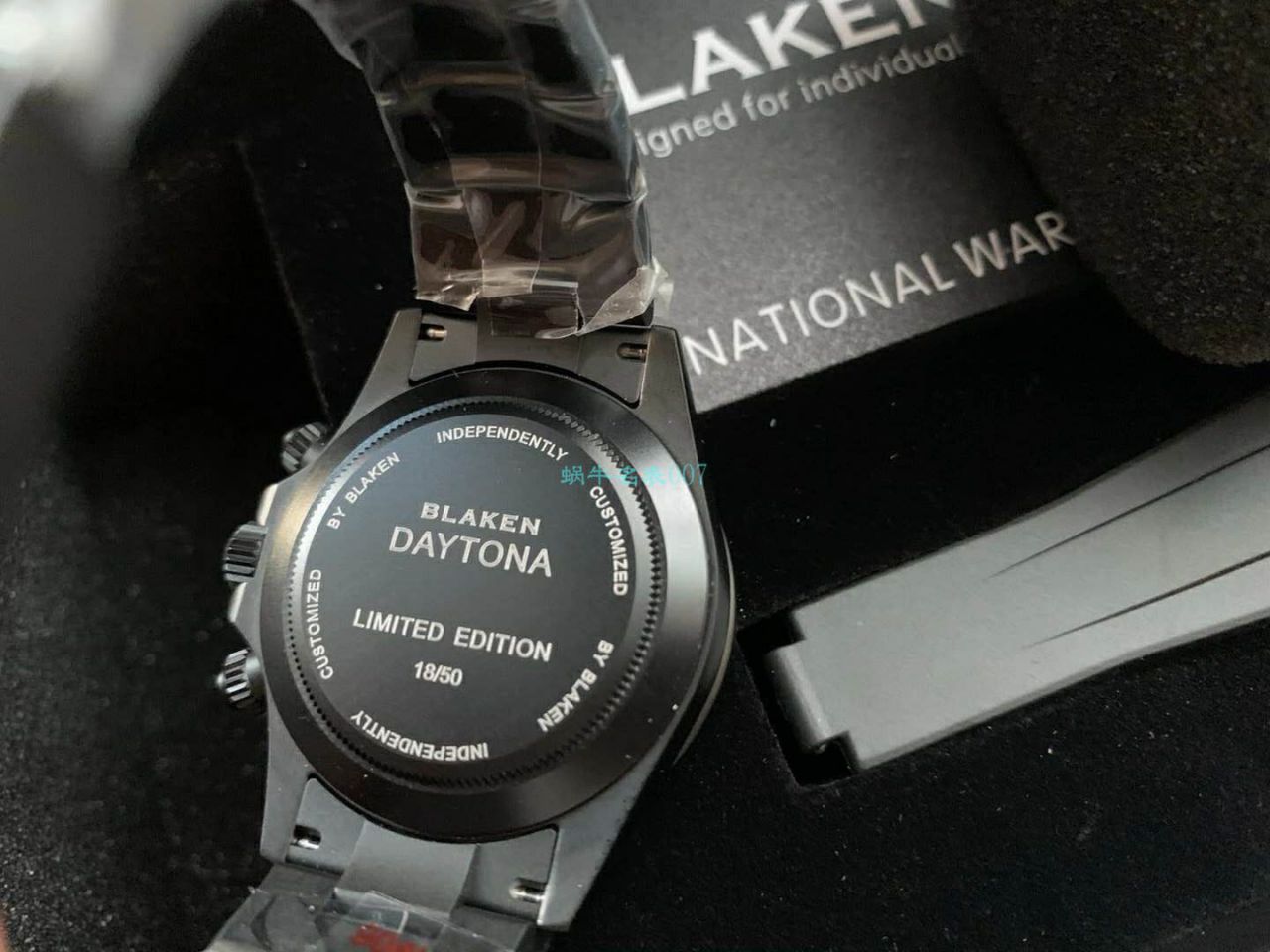 【IPK厂劳力士迪通拿】Blaken改装磨砂碳化黑腕表以N厂超级4130迪通拿为基础 / R686