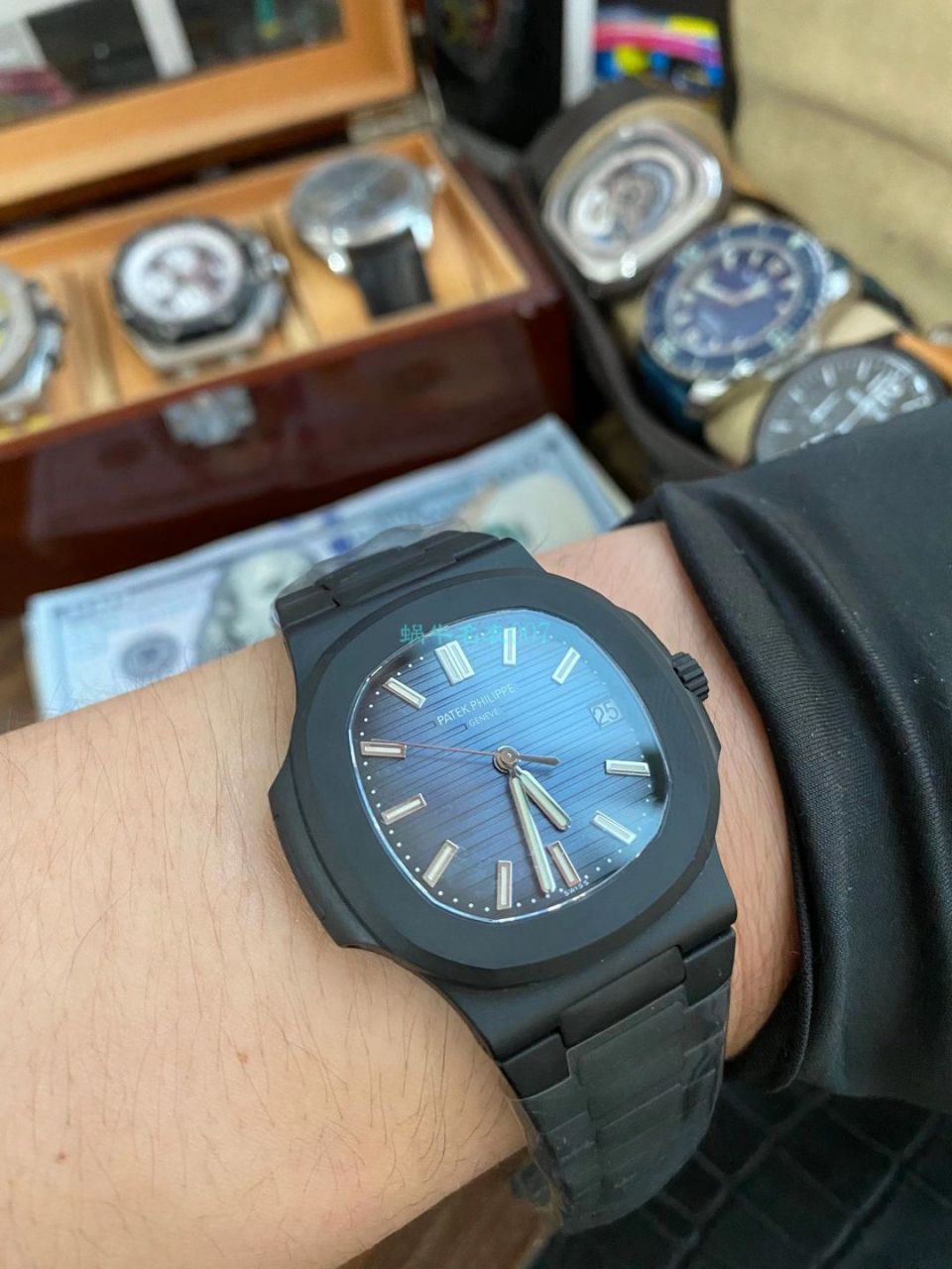 PPF厂V4 DCL版(金刚石碳涂层表壳)百达翡丽鹦鹉螺1比1超级复刻手表5711/1A-010 / BD360