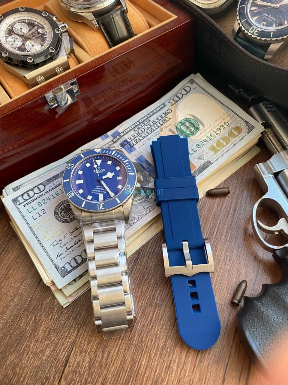 XF厂帝舵蓝面战斧一比一超A高仿手表PELAGOS系列25600TB腕表 / DT076