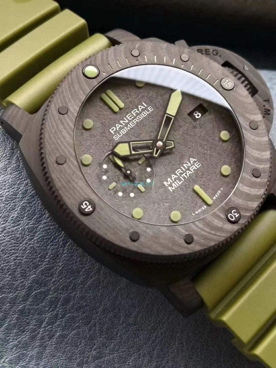 【VS厂新品军绿面英雄情结复刻手表】沛纳海高仿SUBMERSIBLE 潜行系列PAM00961腕表 / VSPAM961