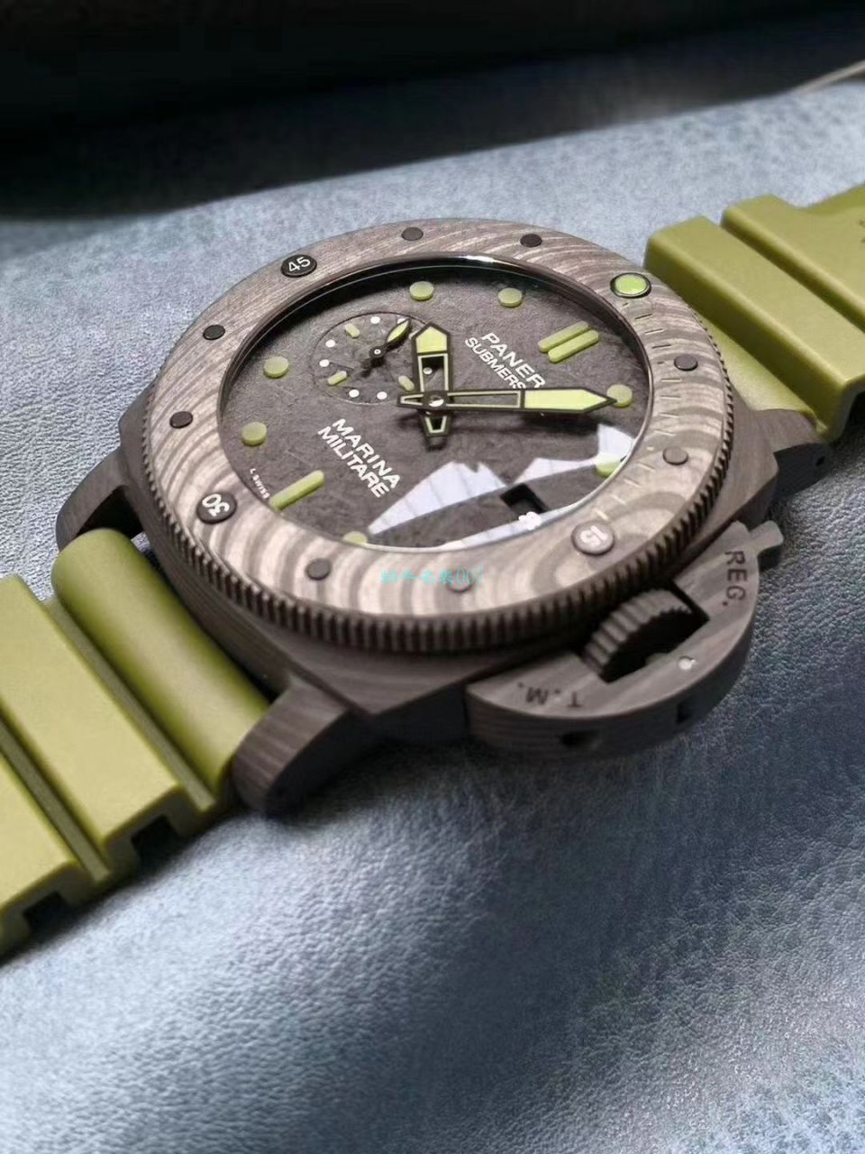 【VS厂新品军绿面英雄情结复刻手表】沛纳海高仿SUBMERSIBLE 潜行系列PAM00961腕表 / VSPAM961