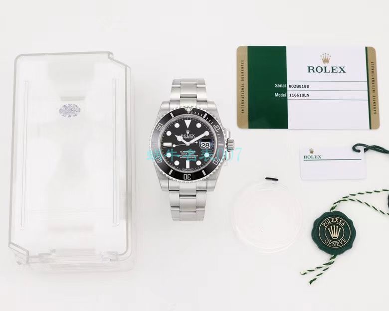 V6厂劳力士复刻高仿黑水鬼全新3135机芯版本116610LN-97200腕表 / R693