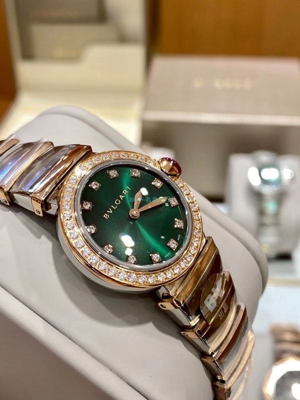 BV厂宝格丽一比一复刻高仿女士手表LVCEA系列102194 LU28WSPGSPG/12腕表 / BG066