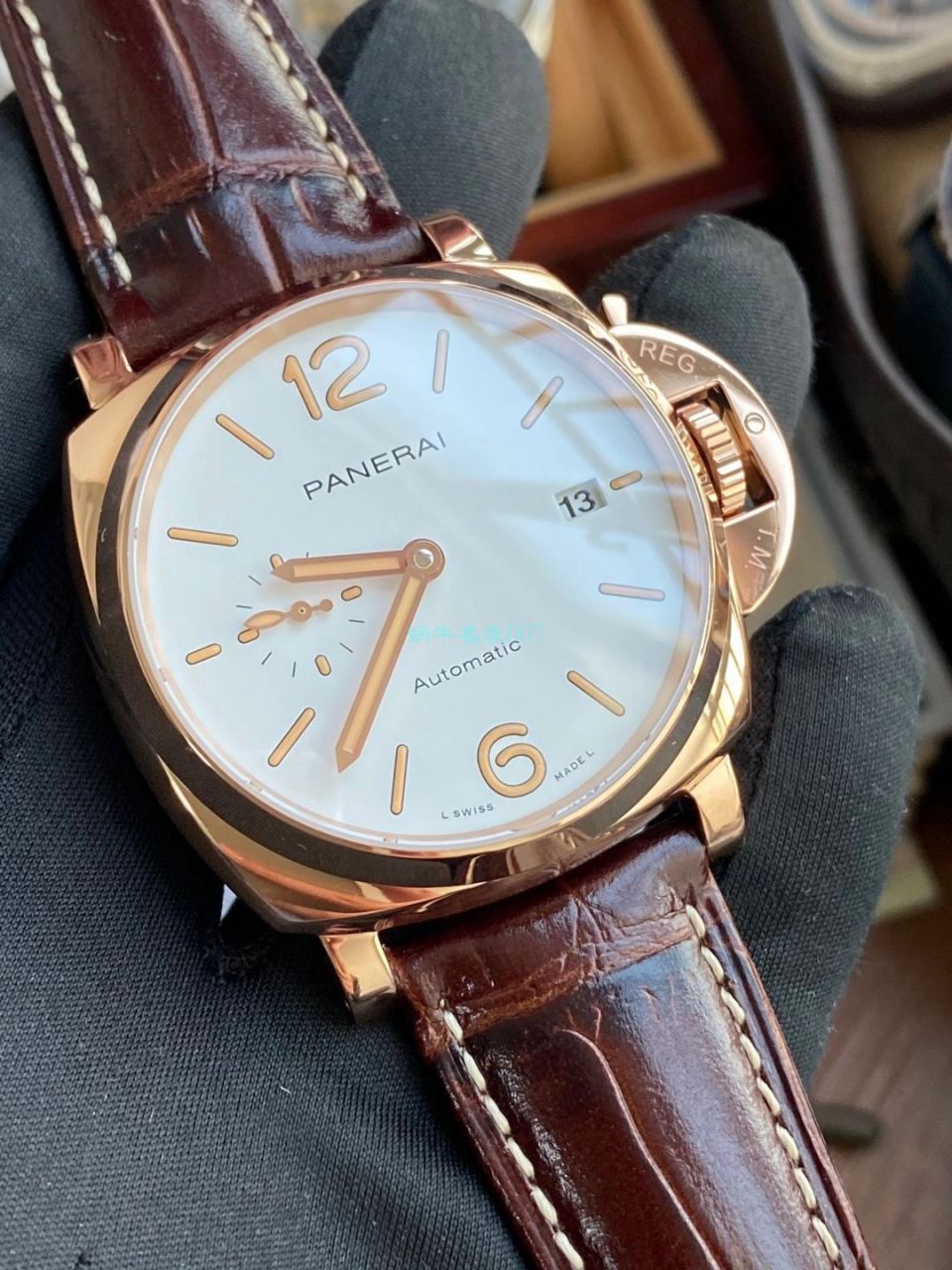 VS厂沛纳海PAM1042一比一超A高精仿手表LUMINOR DUE小红金PAM01042腕表 / VSPAM01042