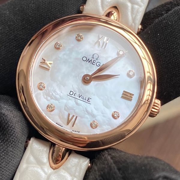 3S厂欧米茄碟飞典雅女表一比一精仿手表424.53.27.60.55.002腕表(Dewdrop)