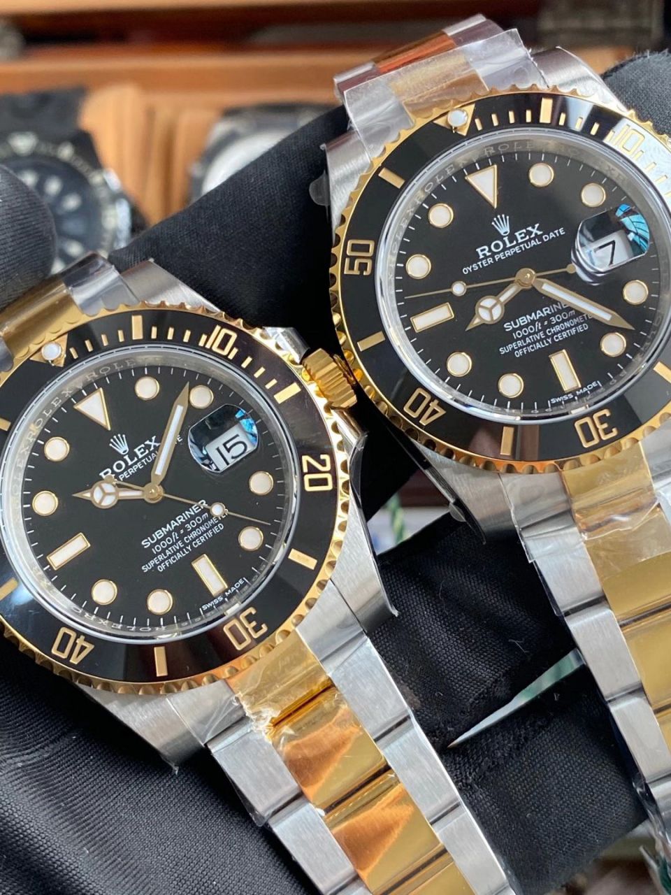 VS厂劳力士复刻高仿间金黑水鬼116613-LN-97203腕表（可选包金或者镀金） / R701