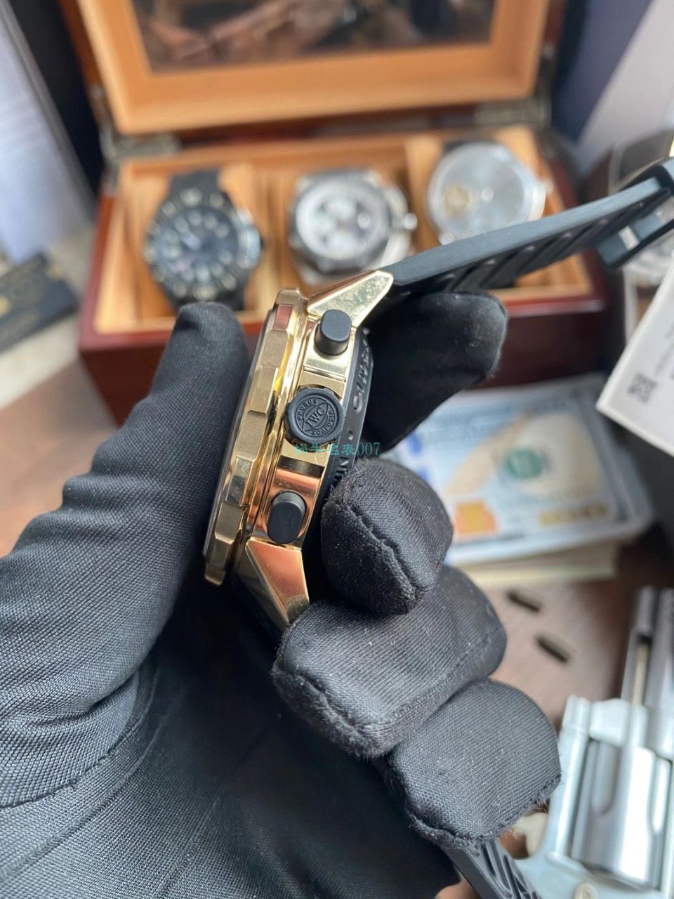 V6厂万国海洋计时1比1顶级复刻高仿手表IW379503青铜达尔文探险之旅特别版V2 / WG609