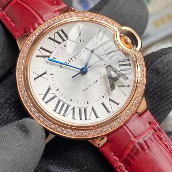 V6厂卡地亚蓝气球女装36毫米一比一超A高精仿女士WJBB0034手表