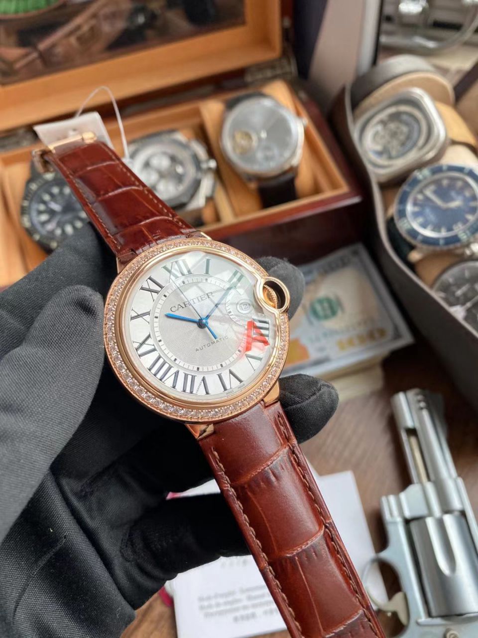 V6厂卡地亚蓝气球男装42毫米WJBB0035超A高仿手表 / K327