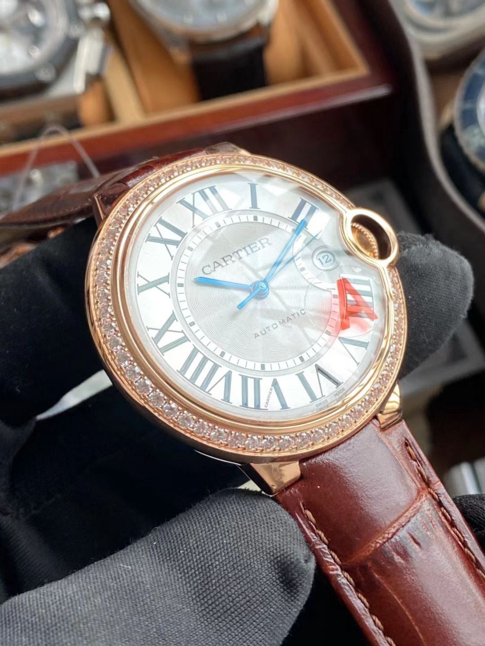 V6厂卡地亚蓝气球男装42毫米WJBB0035超A高仿手表 / K327