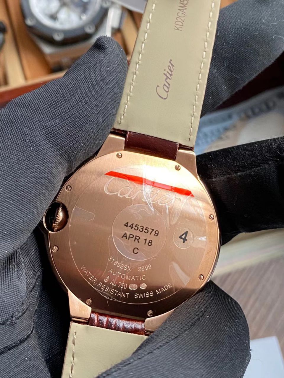 V6厂卡地亚蓝气球男装42毫米WJBB0035超A高仿手表 / K327