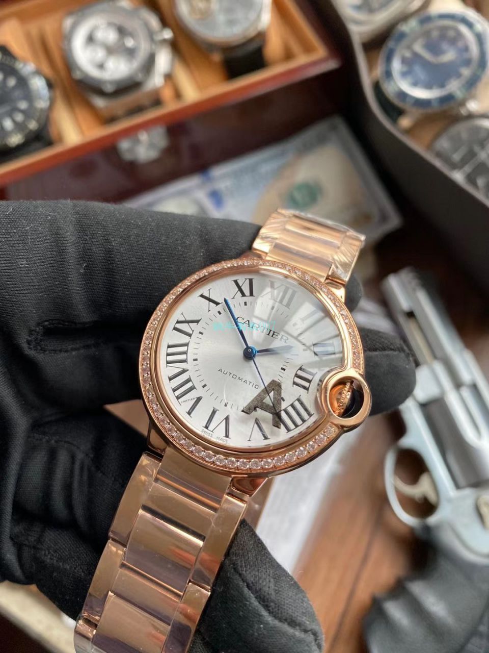 V6厂卡地亚蓝气球36毫米女装一比一顶级高精仿WJBB0037腕表 / K328
