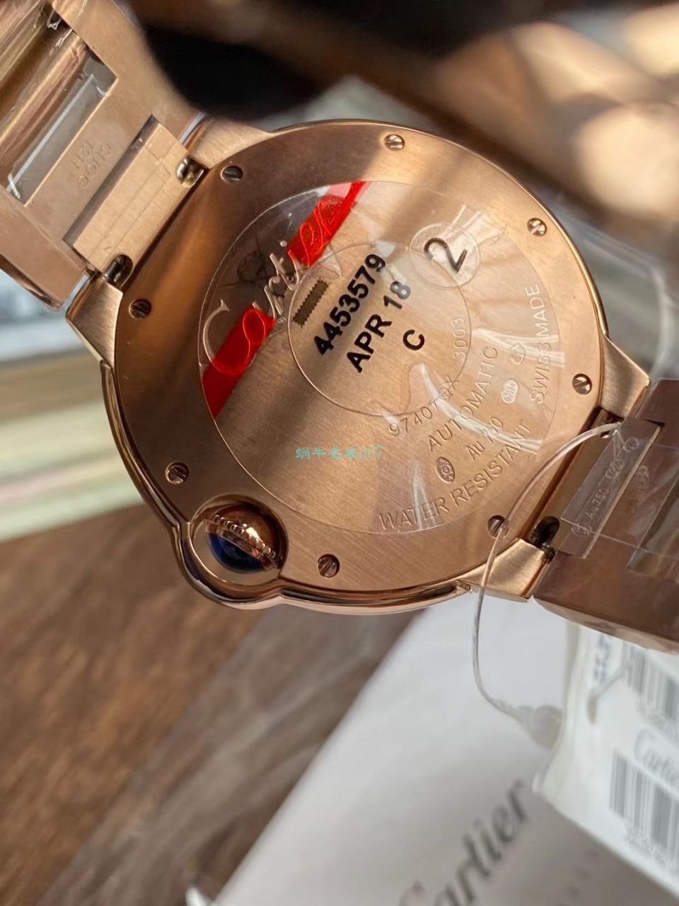 V6厂卡地亚蓝气球36毫米女装一比一顶级高精仿WJBB0037腕表 / K328