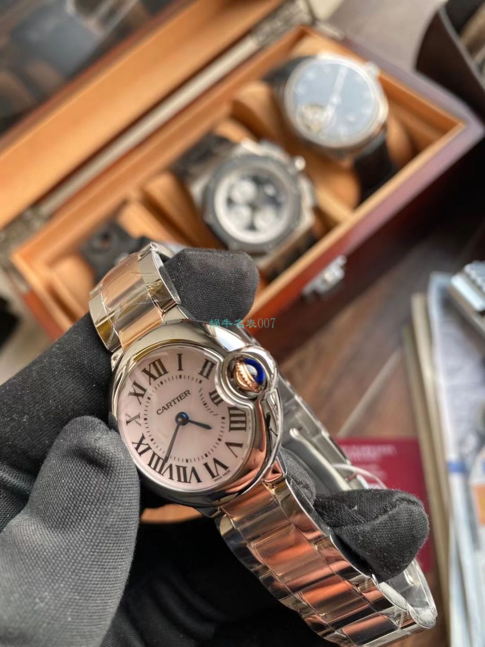 V6厂卡地亚蓝气球28毫米女装复刻高仿W6920034腕表 / K331