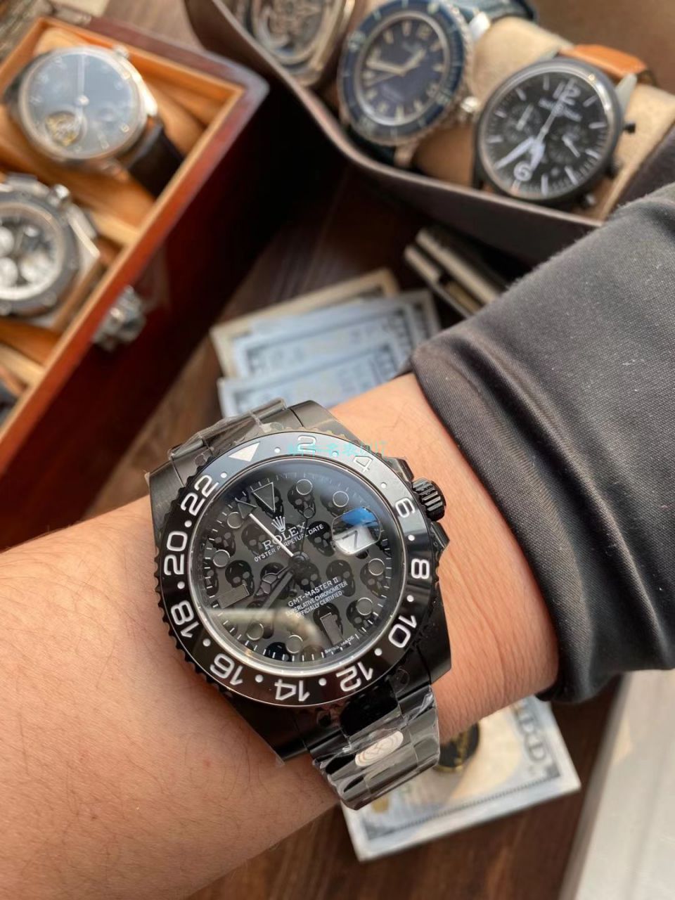 LF劳力士TBLACK官方定制版REVENGE（米尔高斯复仇系列）格林尼治小骷髅 / R713