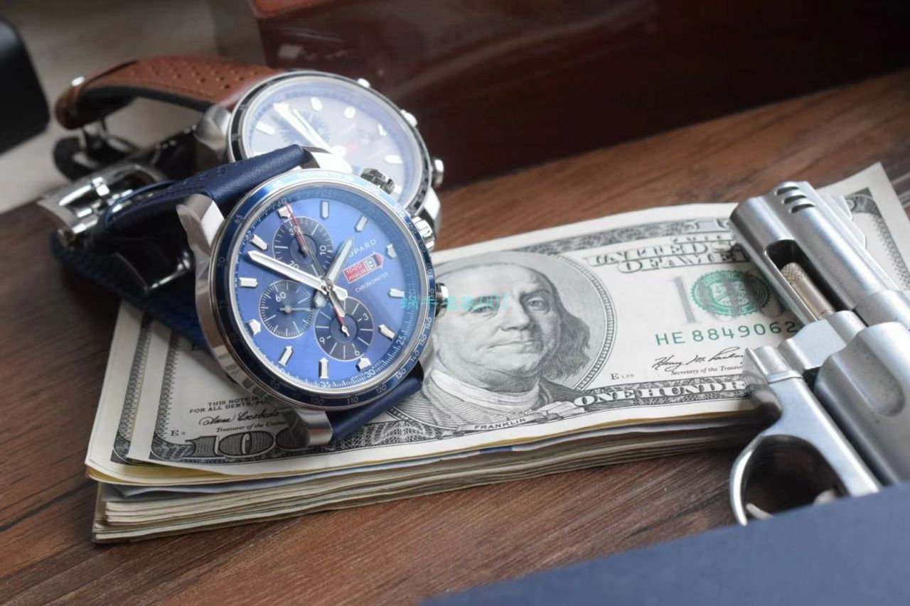 V7厂萧邦MILLE MIGLIA GTS AZZURRO 顶级复刻高仿168571-3007蓝面古董赛车主题腕表 / XB080