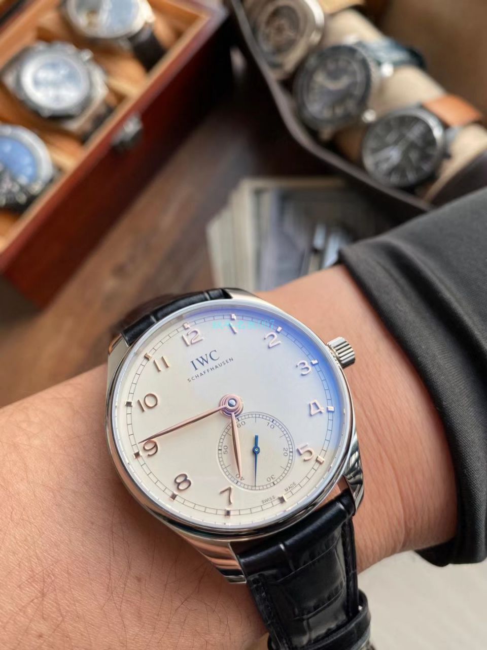 YL厂万国表葡萄牙小三针系列IW358303超A高精仿1比1手表 / WG611
