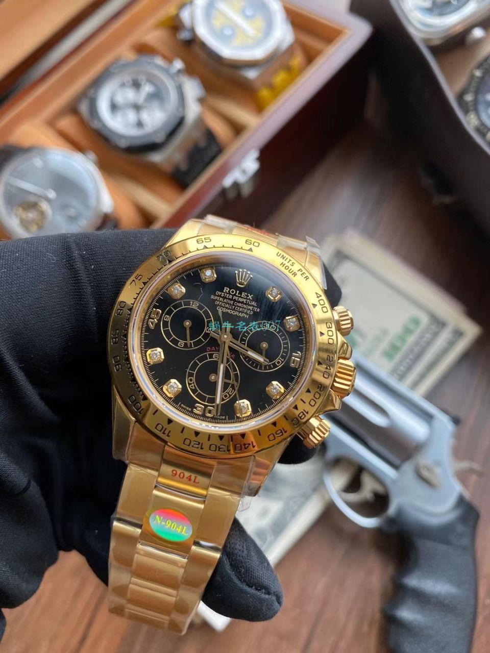 视频评测N厂劳力士超级4130迪通拿间金钻面m116503-0006顶级1比1复刻高仿手表 / R732