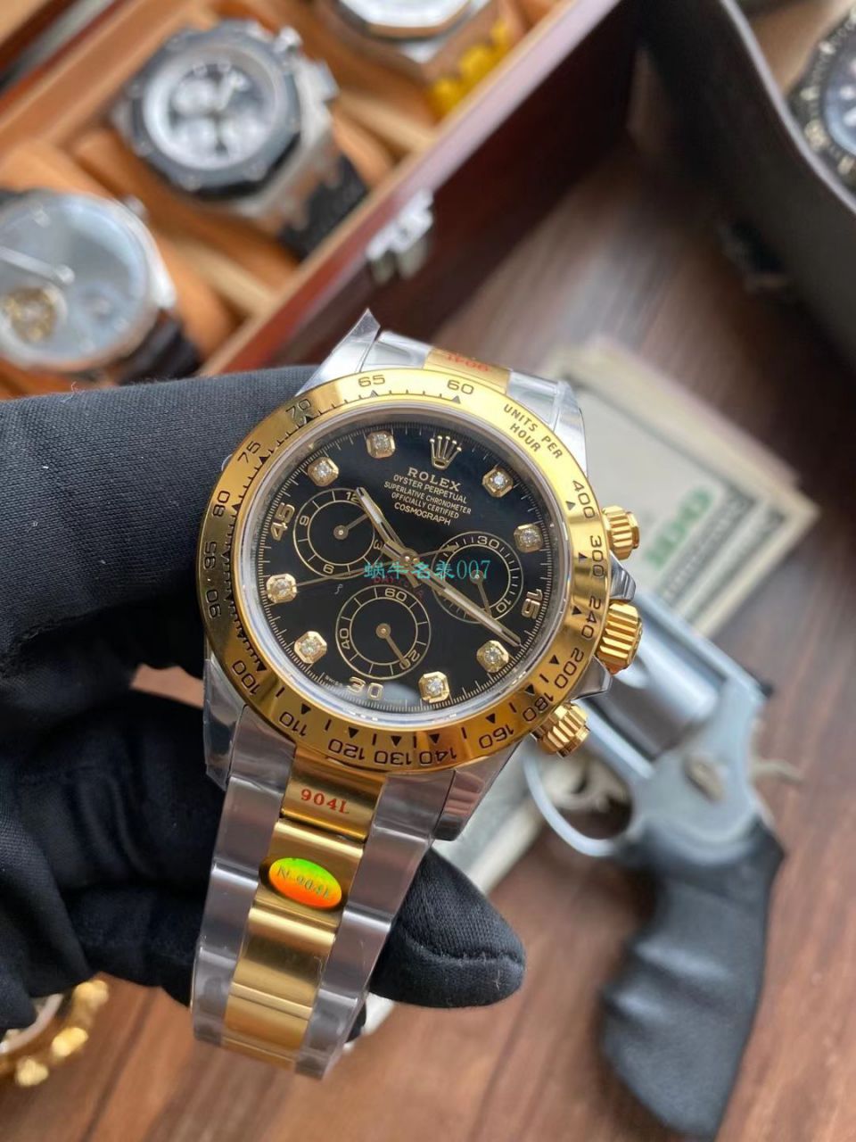 视频评测N厂劳力士超级4130迪通拿间金钻面m116503-0006顶级1比1复刻高仿手表 / R732