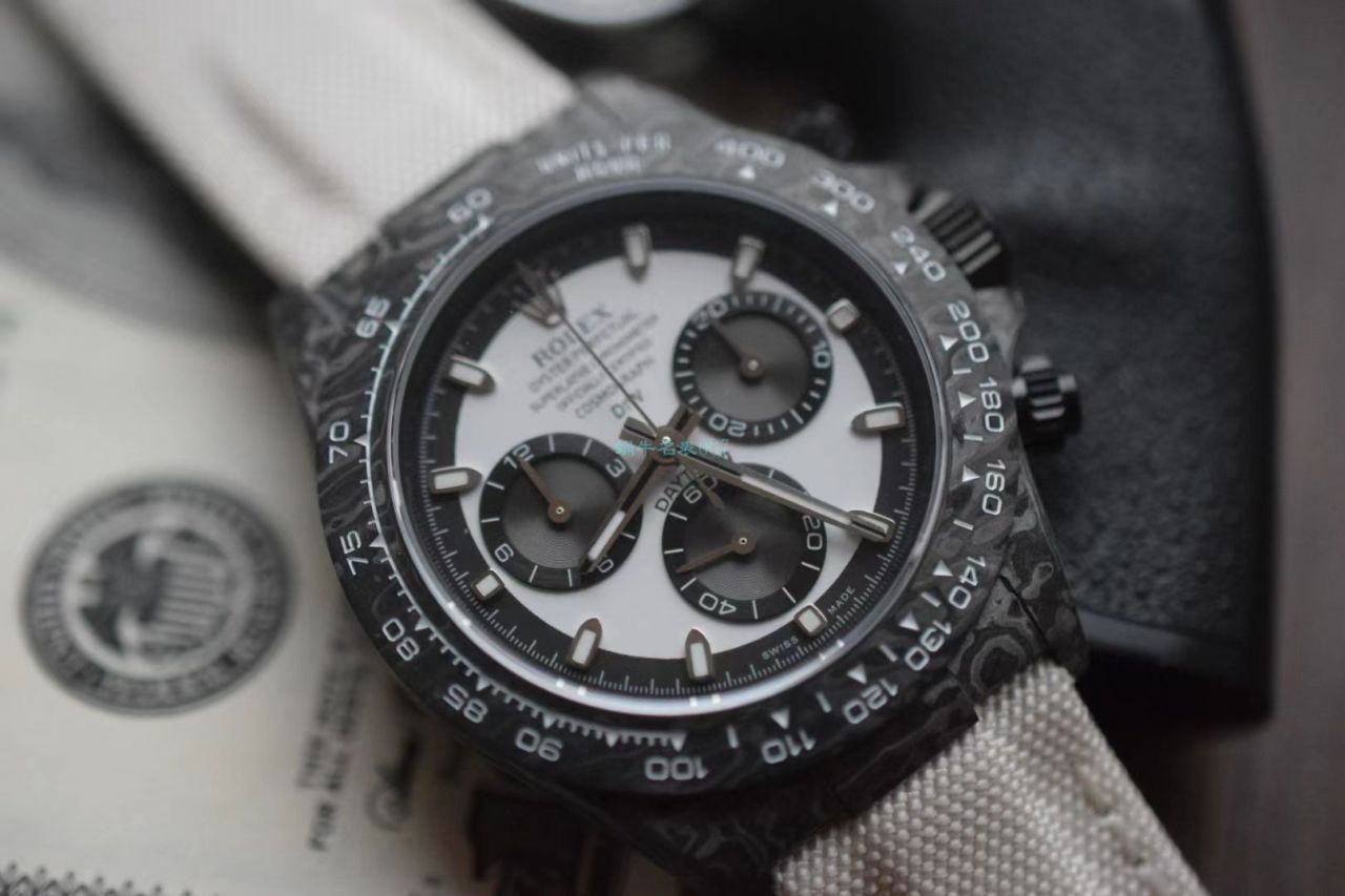 独家视频评测N厂超级碳纤维4130迪通拿一比一复刻diw团队定制版迪通拿腕表 / R727