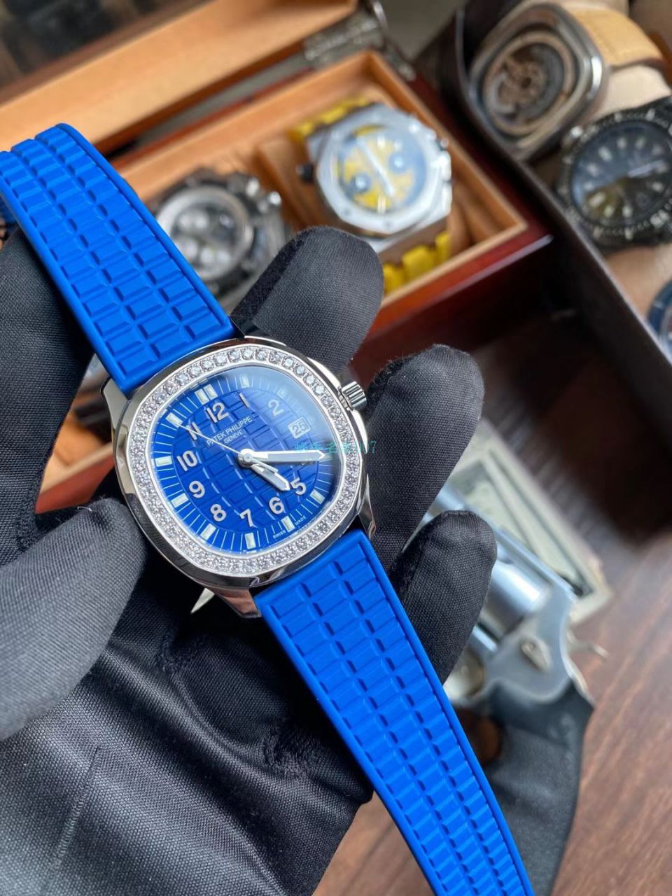 PPF厂百达翡丽AQUANAUT鹦鹉螺1比1超A高仿女士手表5067A-022 / BD366