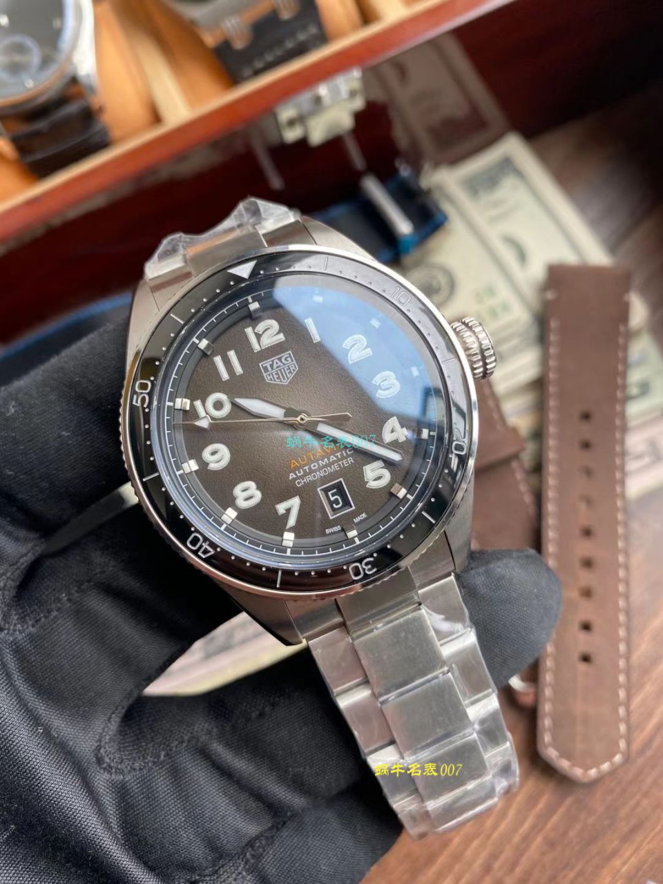 KOR厂泰格豪雅超A高仿手表 AUTAVIA系列WBE5114.EB0173腕表 / TG116