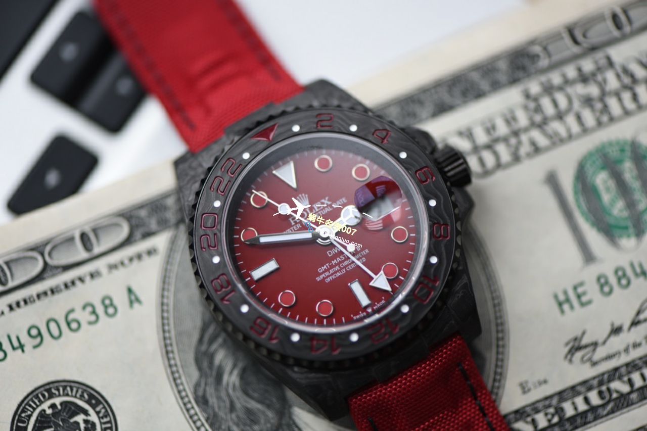 视频评测定制一比一高仿手表diw碳纤维劳力士格林尼治 / R760