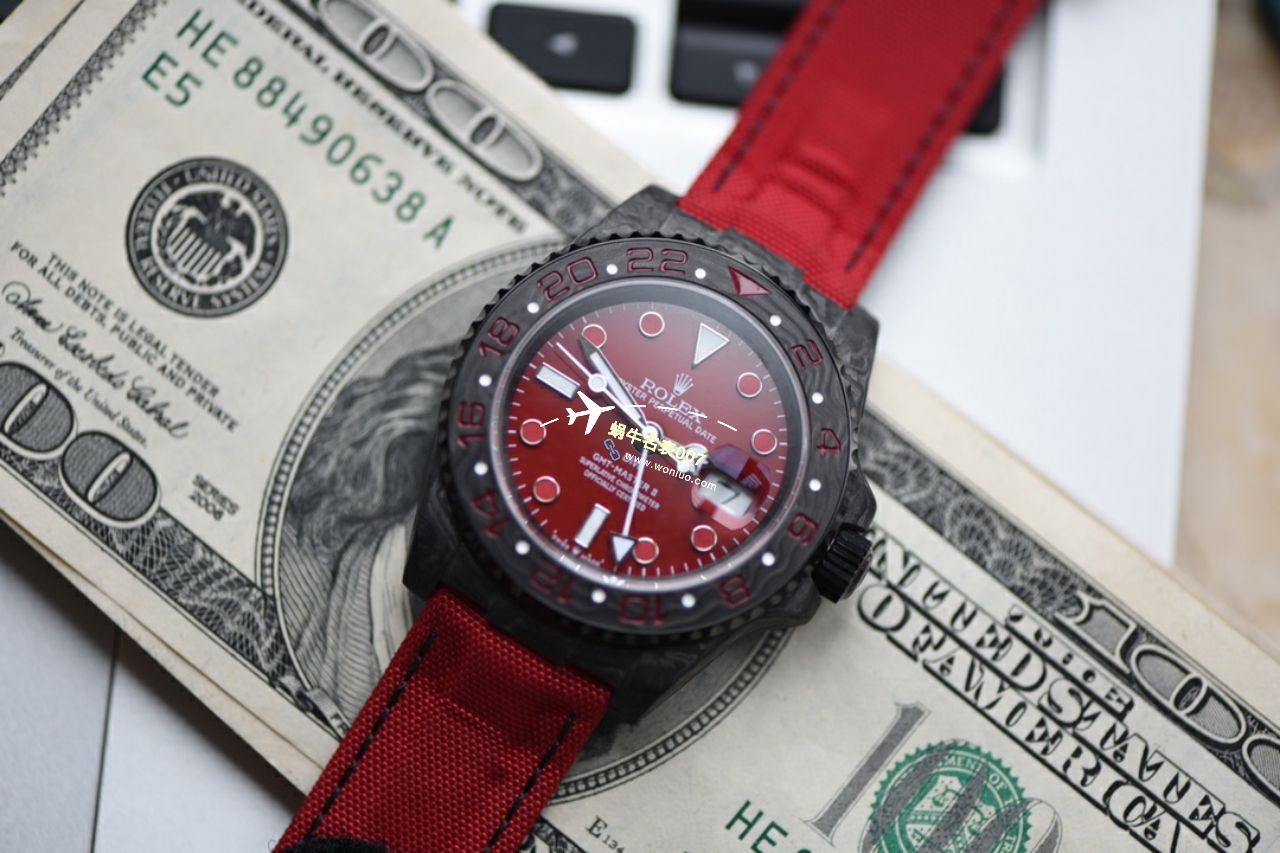 视频评测定制一比一高仿手表diw碳纤维劳力士格林尼治 / R760