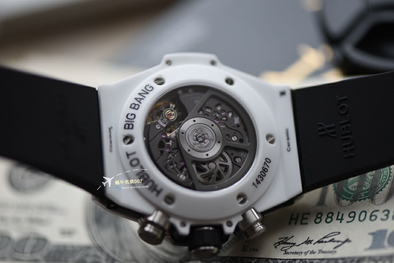 视频评测ZF顶级复刻高仿彩面陶瓷宇舶系列441.HX.1170.RX，441.CY.471Y.RX腕表 / YB121