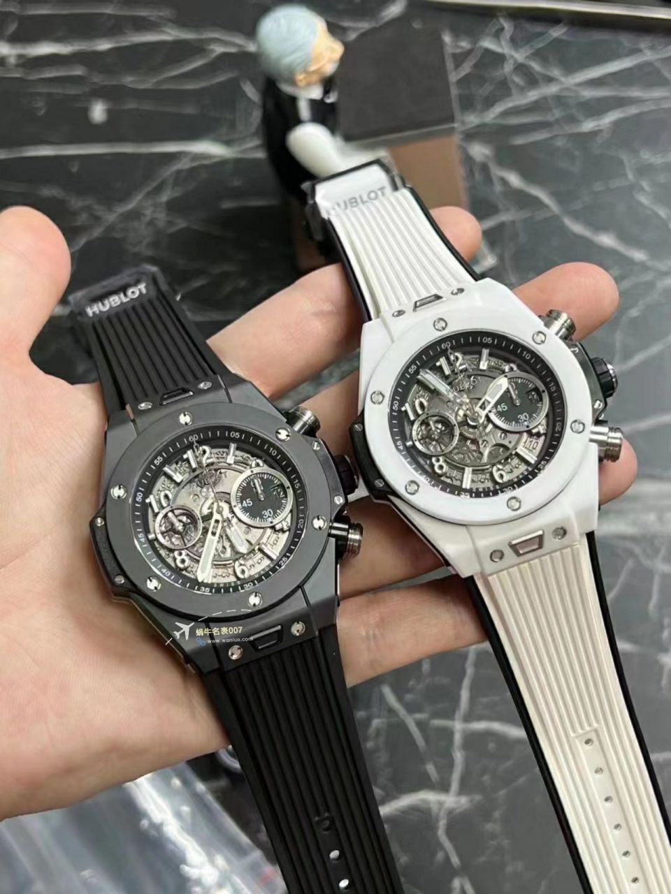 视频评测ZF顶级复刻高仿彩面陶瓷宇舶系列441.HX.1170.RX，441.CY.471Y.RX腕表 / YB121