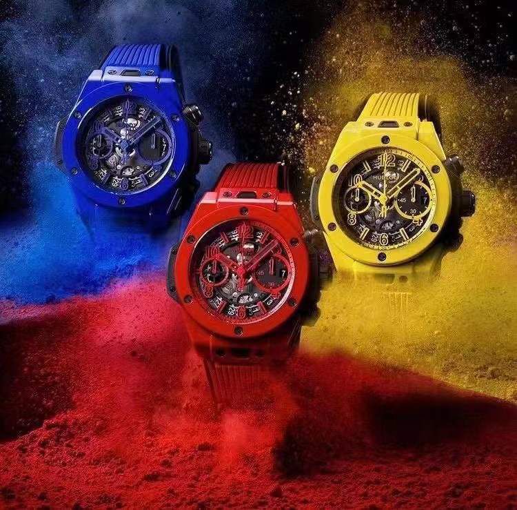 视频评测ZF顶级复刻高仿彩面陶瓷宇舶系列441.HX.1170.RX，441.CY.471Y.RX腕表 / YB121