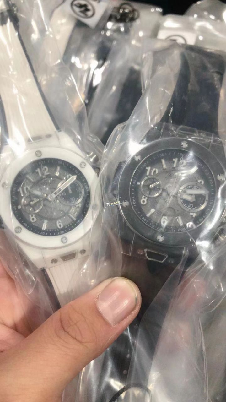 视频评测ZF顶级复刻高仿彩面陶瓷宇舶系列441.HX.1170.RX，441.CY.471Y.RX腕表 / YB121