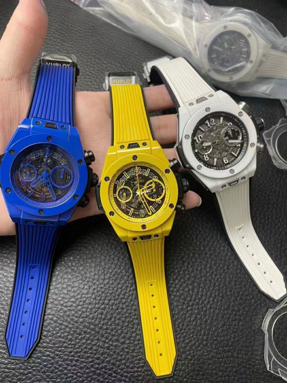 视频评测ZF顶级复刻高仿彩面陶瓷宇舶系列441.HX.1170.RX，441.CY.471Y.RX腕表 / YB121