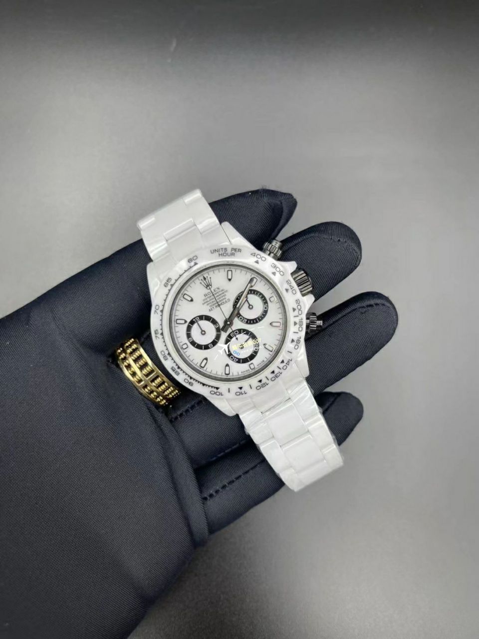 视频评测N厂劳力士迪通拿复刻高仿超级版本 4130一体机 AET特别改装版阿布扎比 / R761